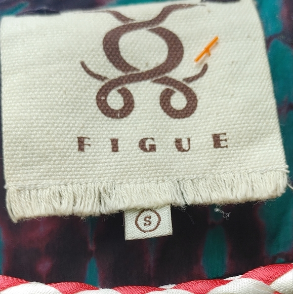 Figue 100% silk tent dress size small - Picture 9 of 12